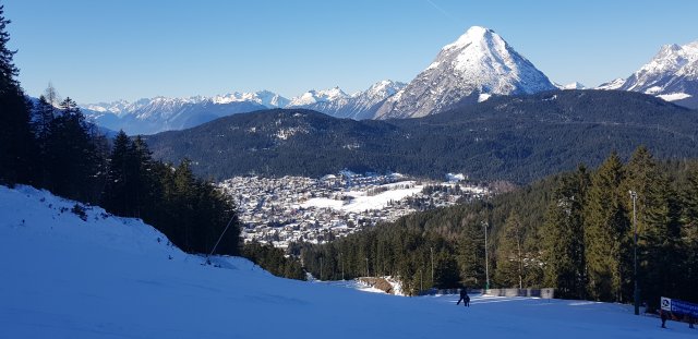 Der Wintersportort Seefeld